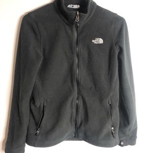 dark grey north face fleece